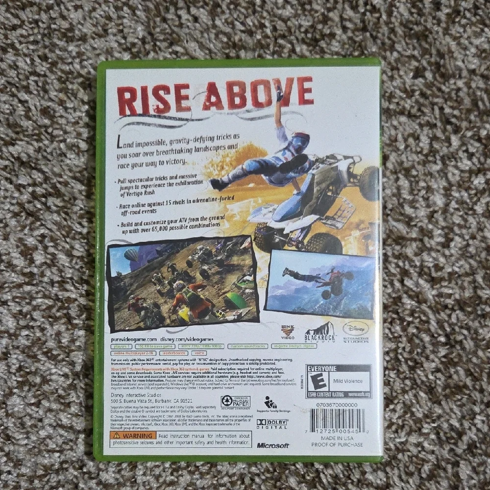 Disney Pure Xbox 360 Game